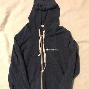 Pure barre zip up hoodie